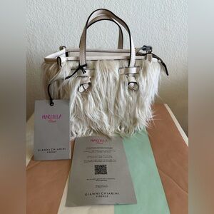 Gianni Chiarini Marcella Bag in faux fur and leather.